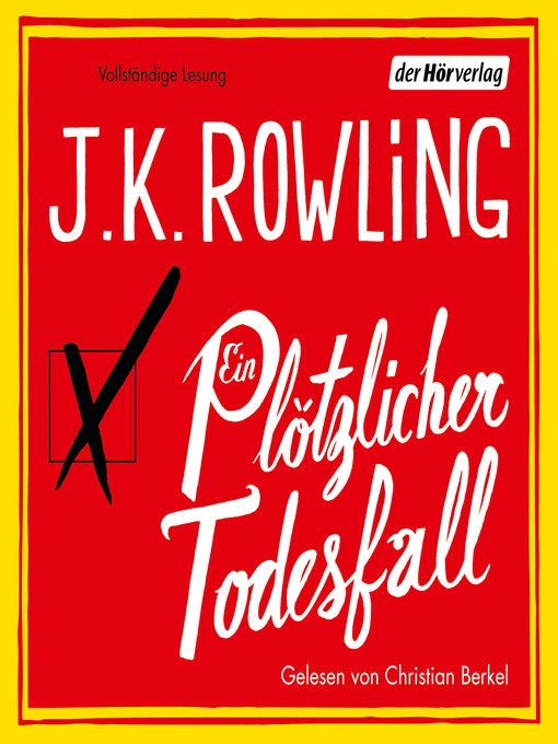 Title details for Ein plötzlicher Todesfall by J.K. Rowling - Available